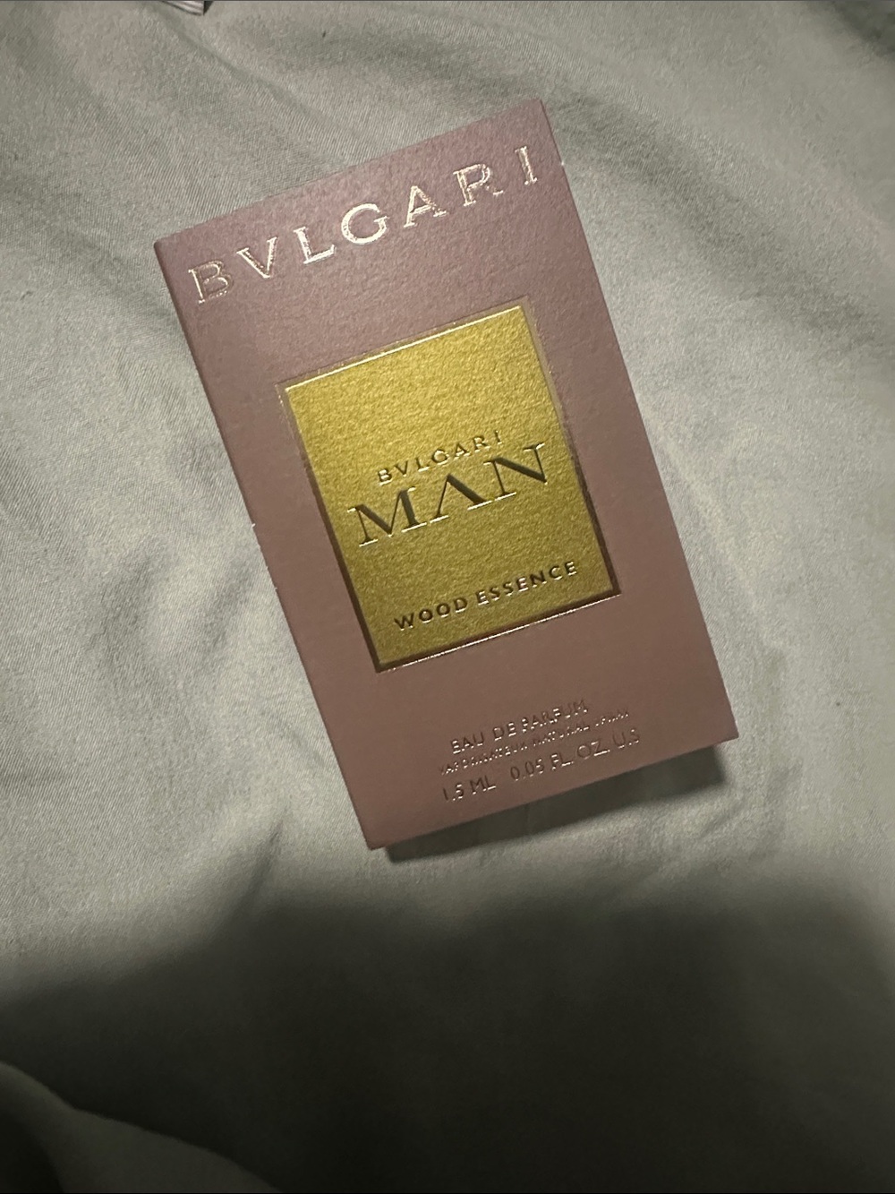 4/$15 Bulgari Man Wood Essence sample